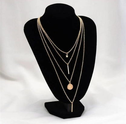 Multi Layer Chain For Women Gold Choker Necklace