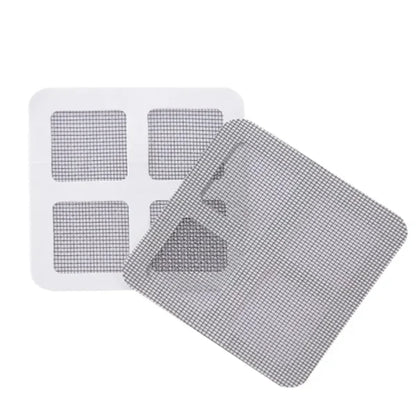 (pack Of 10) Multifunctional Net Sticker Drainer Net For Bathroom – Kitchen Etc | Window Screen Repair Patches For Door Window