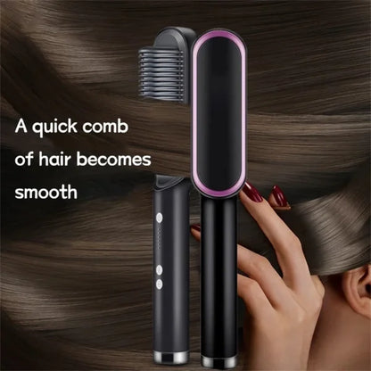 Hair Straightener Brush & Styler